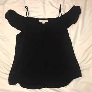 Loft cold shoulder top